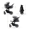 CĂRUCIOR 3 IN 1 KINDERKRAFT PRIME 2 3IN1 MINK PRO GREY