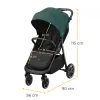 CĂRUCIOR SPORT KINDERKRAFT ROUTE, EMERALD GREEN
