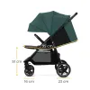 CĂRUCIOR SPORT KINDERKRAFT ROUTE, EMERALD GREEN