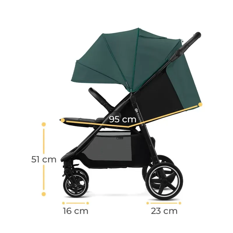 CĂRUCIOR SPORT KINDERKRAFT ROUTE, EMERALD GREEN