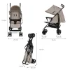 CĂRUCIOR SPORT KINDERKRAFT TIK, TIP UMBRELA,  STONE BEIGE