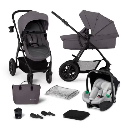 CĂRUCIOR MULTIFUNCTIONAL KINDERKRAFT XMOOV, 3 IN 1, DARK GREY