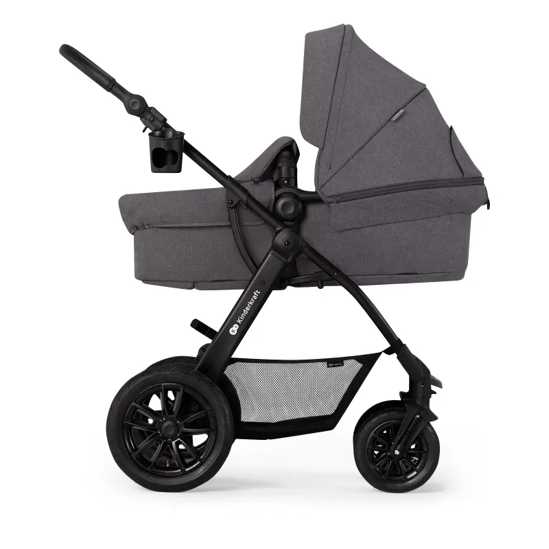 CĂRUCIOR MULTIFUNCTIONAL KINDERKRAFT XMOOV, 3 IN 1, DARK GREY