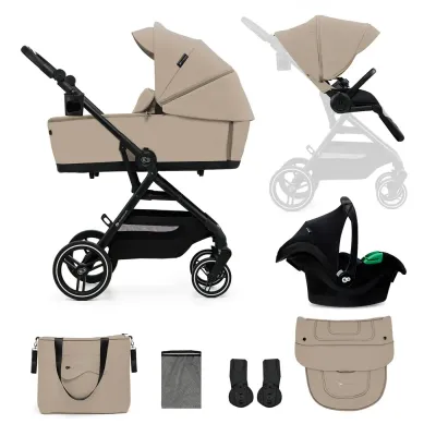CĂRUCIOR KINDERKRAFT YOXI 3IN1 (MINK PRO) BEJ NISIP