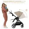 CĂRUCIOR KINDERKRAFT YOXI 3IN1 (MINK PRO) BEJ NISIP