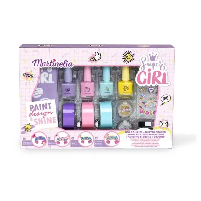 MARTINELIA SUPER GIRL SET PENTRU UNGHII ȘI BRATARI