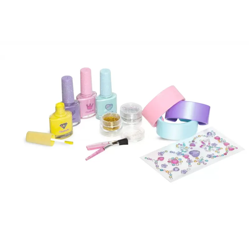 MARTINELIA SUPER GIRL SET LACURI DE UNGHII ȘI BRATARI