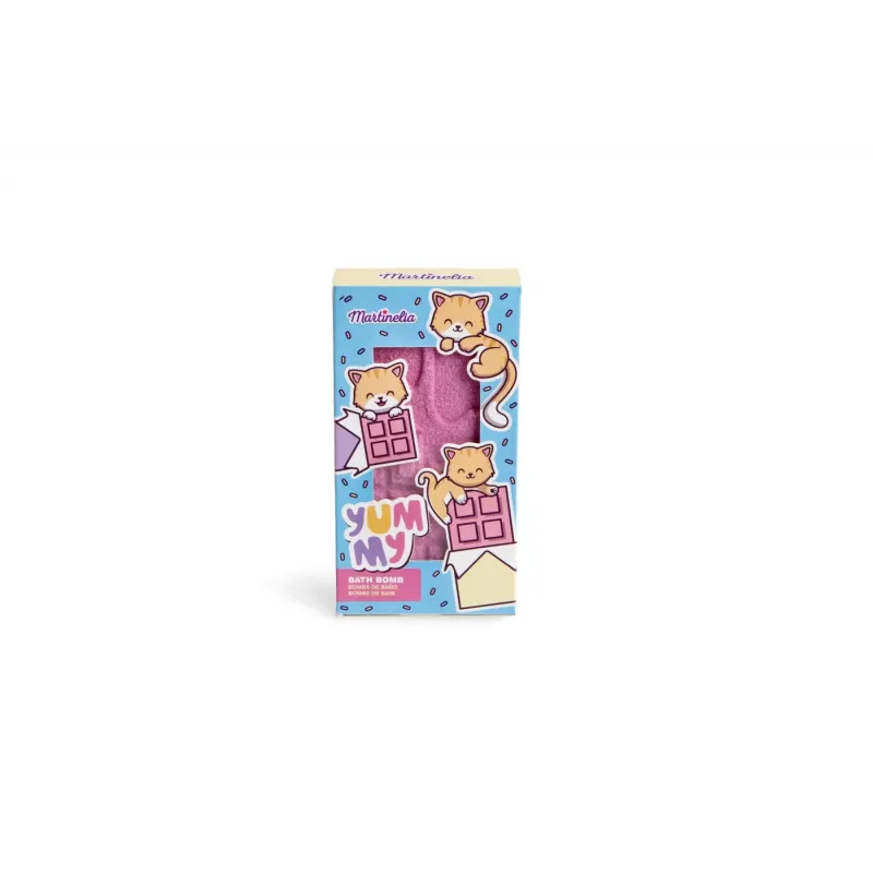 MARTINELIA YUMMY - Biluță efervescentă pentru baie cu formă de ciocolată