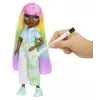 RAINBOW HIGH WATERCOLOR CREATE PAPUSA OCHI VERZI