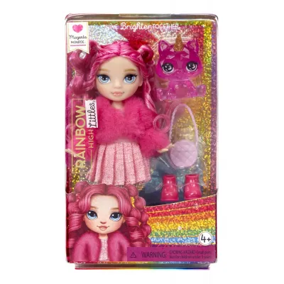 RAINBOW HIGH LITTLES PAPUSA MAGENTA MONROE