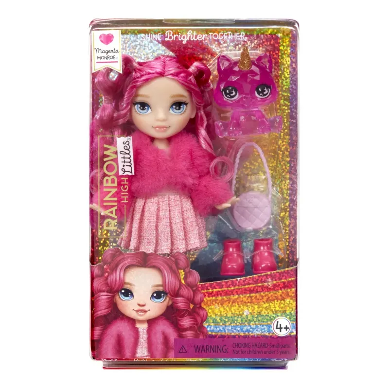 RAINBOW HIGH LITTLES PAPUSA MAGENTA MONROE