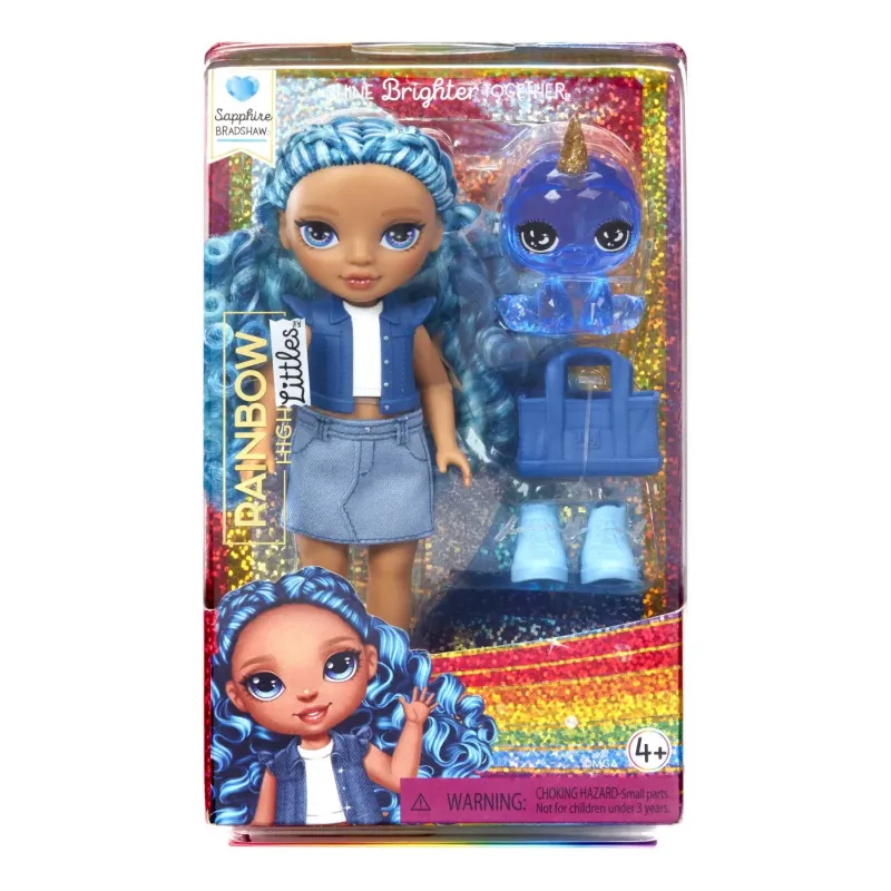 RAINBOW HIGH LITTLES PAPUSA SAPPHIRE BRADSHAW