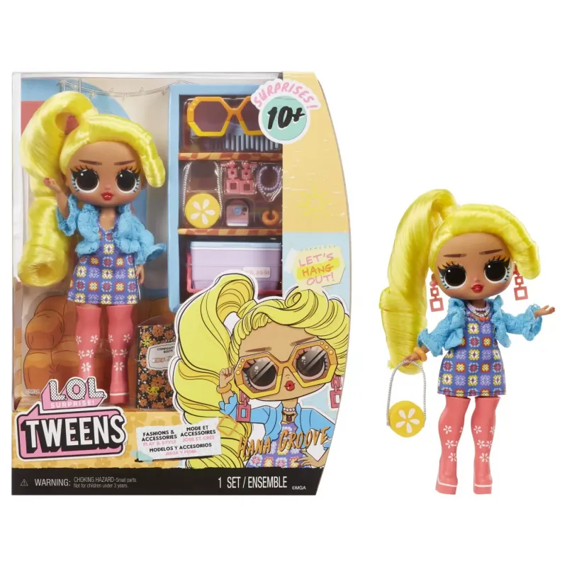 L.O.L. SURPRISE! TWEENS PAPUSA FASHIONISTA HANA GROOVE CU SURPRIZE