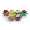 SET 6 RECIPIENTE SILICON SNAP&GO, MELII, 59 ML