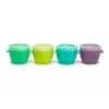 SET 4 recipiente din plastic SNAP&GO - MELII - 118ml