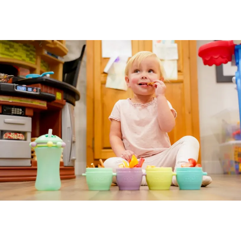 SET 4 recipiente din plastic SNAP&GO - MELII - 118ml