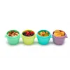 SET 4 recipiente din plastic SNAP&GO - MELII - 118ml