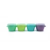 SET 4 Recipiente din silicon - Snap & Go - MELII - 4 x 177ml