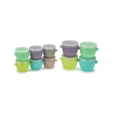 SET 10 recipiente SNAP&GO - MELII (6 x 59ml + 4 x 118ml)