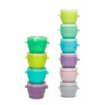 SET 10 recipiente SNAP&GO - MELII (6 x 59ml + 4 x 118ml)