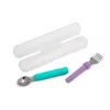 SET Lingurinta + Furculita MELII - Albastru si Violet