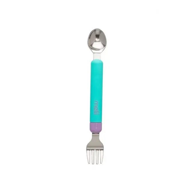 SET Lingurinta + Furculita MELII - Albastru si Violet