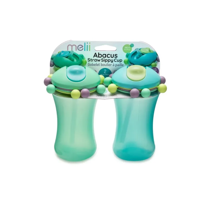 SET 2 Cani cu pai abacus, MELII - Albastru si Verde