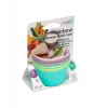 SET 6 RECIPIENTE DIN SILICON, MELII