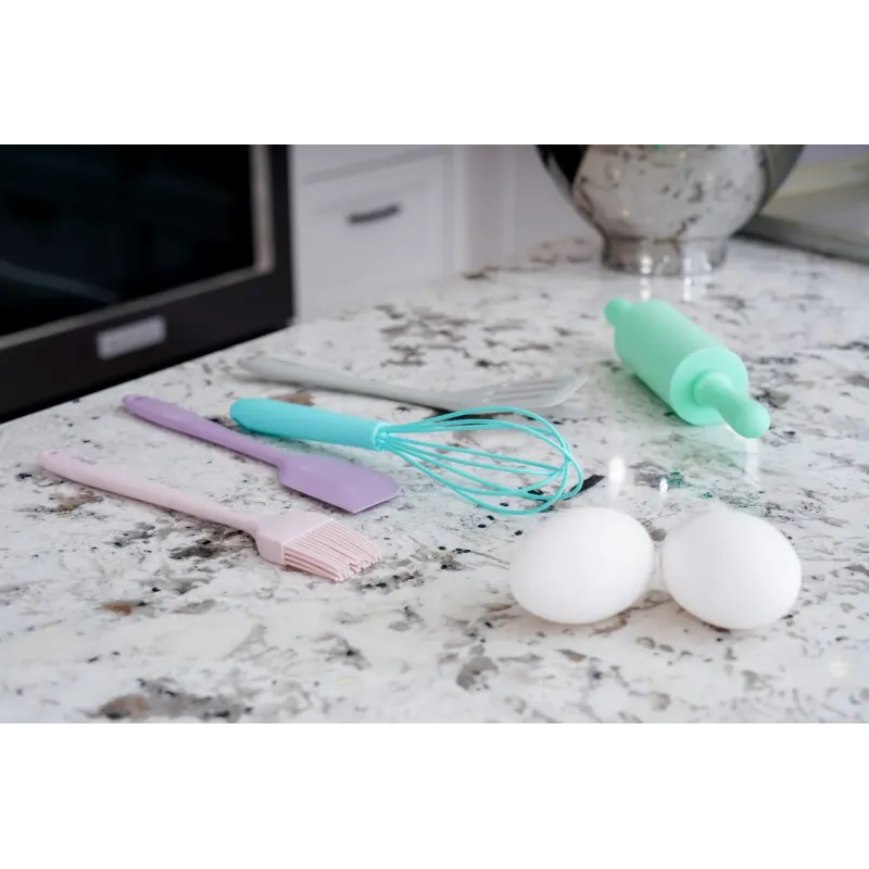 SET 5 PIESE MINI USTENSILE BAKING, MELII, COLORATE
