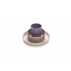 SET 3 RECIPIENTE SILICON HRANA BEBE, MELII, PURPLE&PINK&GREY