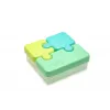 Recipient hrana bebe -  MODEL PUZZLE - MELII - Albastru si Verde