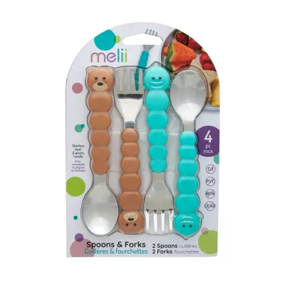 SET 4 TACAMURI COLORATE, MELII, MODEL URS&RECHIN