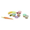SET 6 RECIPIENTE STICLA PENTRU HRANA BEBE, MELII, 59 ML
