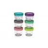 SET 6 RECIPIENTE STICLA PENTRU HRANA BEBE, MELII, 118 ML