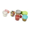 SET 6 RECIPIENTE STICLA PENTRU HRANA BEBE, MELII, 118 ML