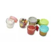 SET 6 RECIPIENTE STICLA PENTRU HRANA BEBE, MELII, 118 ML
