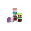 SET 6 RECIPIENTE STICLA PENTRU HRANA BEBE, MELII, 118 ML