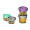SET 12 RECIPIENT STICLA PENTRU HRANA BEBE, MELII, 6*59 ML + 6*118 ML