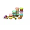 SET 12 RECIPIENT STICLA PENTRU HRANA BEBE, MELII, 6*59 ML + 6*118 ML