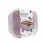 RECIPIENT STICLA 740ML CU HUSA ANTIDERAPANTA SILICON MELII ROZ