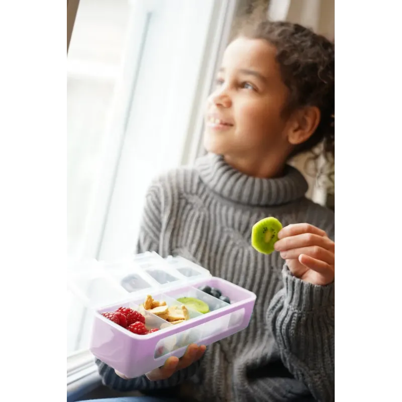 CUTIE SNACK 4 COMPARTIMENTE, MELII, ROZ