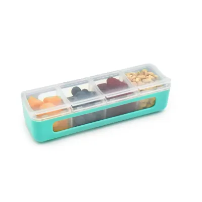 CUTIE SNACK 4 COMPARTIMENTE, MELII, BLUE