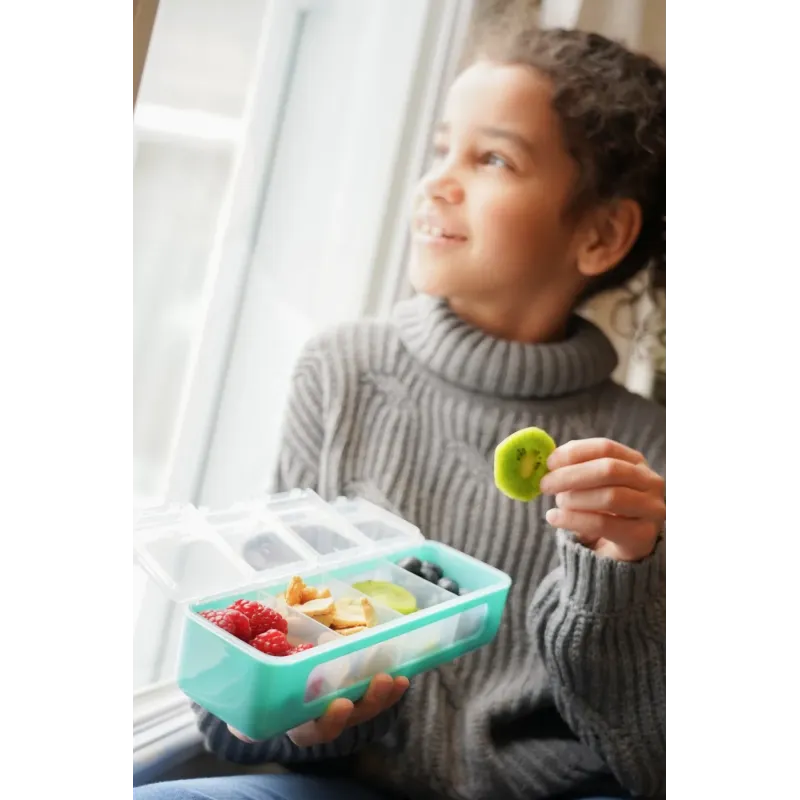 CUTIE SNACK 4 COMPARTIMENTE, MELII, BLUE