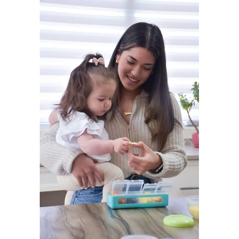 CUTIE SNACK 4 COMPARTIMENTE, MELII, BLUE