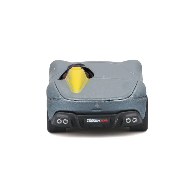 MAISTO MAȘINUȚĂ METALICĂ SPEED ICONS FERRARI MONZA SP1 ARGINTIU SCARA 1 LA 64