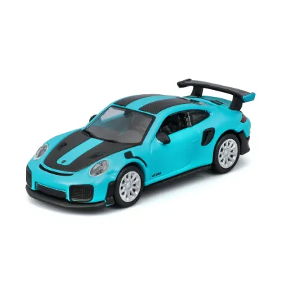 MAISTO MAȘINUȚĂ METALICĂ SPEED ICONS PORSCHE 911 GT2 RS MIAMI BLUE SCARA 1 LA 64