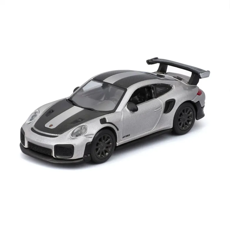 MAISTO MAȘINUȚĂ METALICĂ SPEED ICONS PORSCHE 911 GT2 RS SILVER BLACK SCARA 1 LA 64
