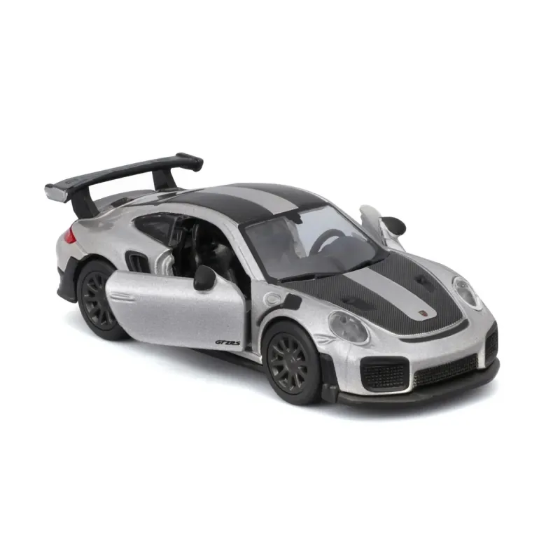 MAISTO MAȘINUȚĂ METALICĂ SPEED ICONS PORSCHE 911 GT2 RS SILVER BLACK SCARA 1 LA 64