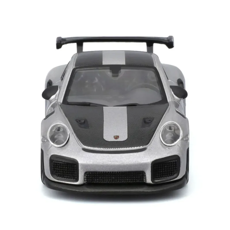 MAISTO MAȘINUȚĂ METALICĂ SPEED ICONS PORSCHE 911 GT2 RS SILVER BLACK SCARA 1 LA 64