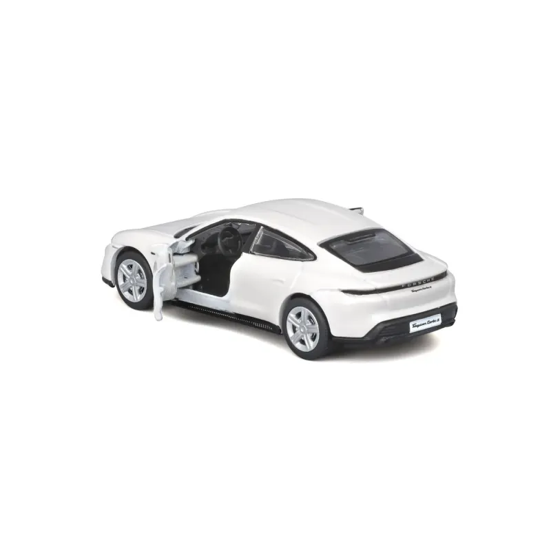 MAISTO MAȘINUȚĂ METALICĂ SPEED ICONS PORSCHE TAYCAN TURBO S ALB SCARA 1 LA 64